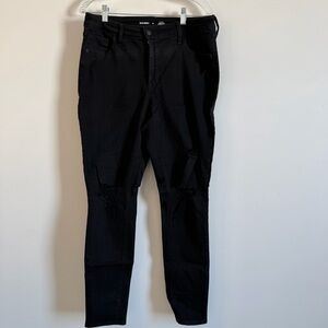 Old Navy Women's Dark Black Skinny Jeans
